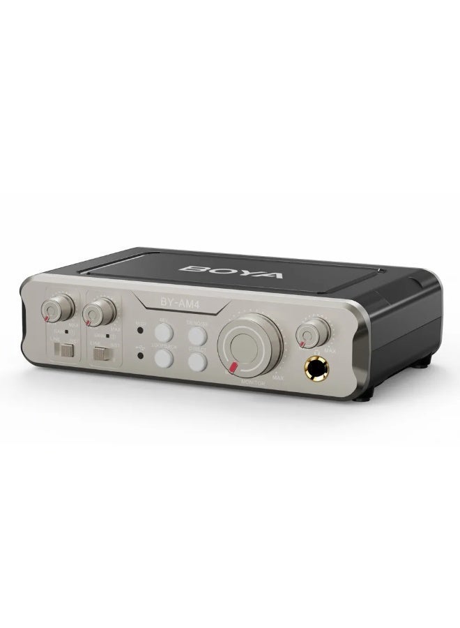 BOYA BY-AM4 Dual-Channel Audio Interface - Image 1